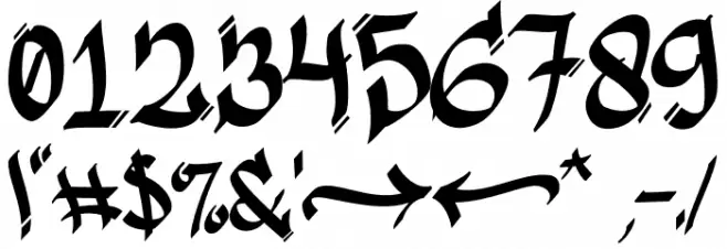 Bigwogs GT Demo Font OTHER CHARS