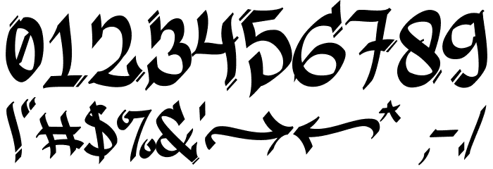 Bigwogs GT Demo Font OTHER CHARS