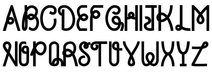 Bihun Black Font UPPERCASE