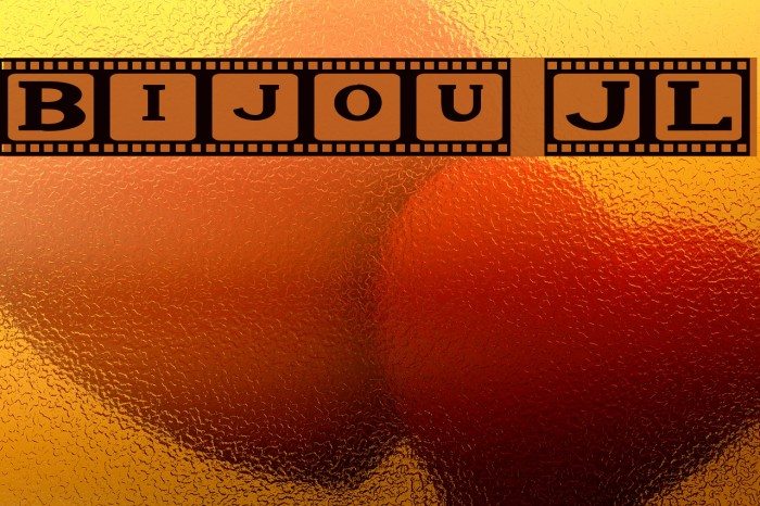 Bijou JL Font examples