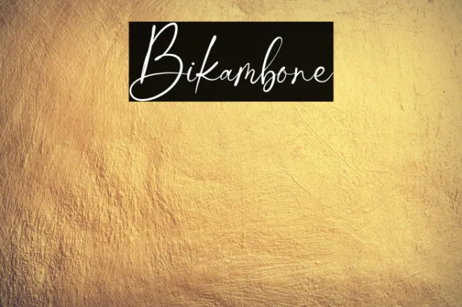 Bikambone Example 2