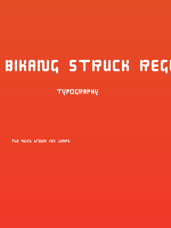 Bikang Struck Regular Poster