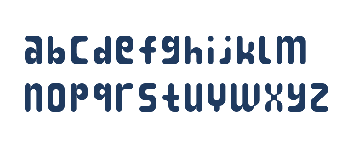 Bikang Struck Regular Lowercase