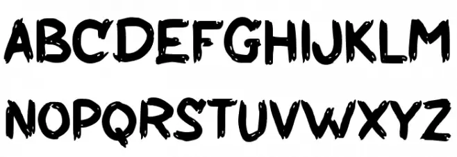 Bikang Schriftart Groß