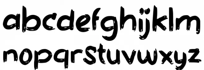 Bikang خط أحرف صغيرة