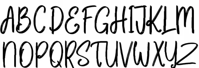 Bikarosta Script Fonte MAIÚSCULAS