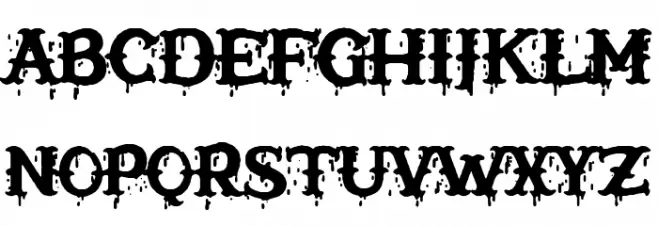 Biker Vamp Font UPPERCASE