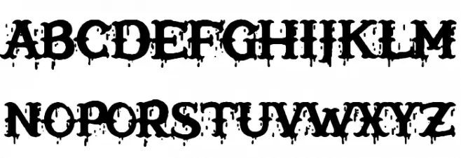 Biker Vamp Font LOWERCASE