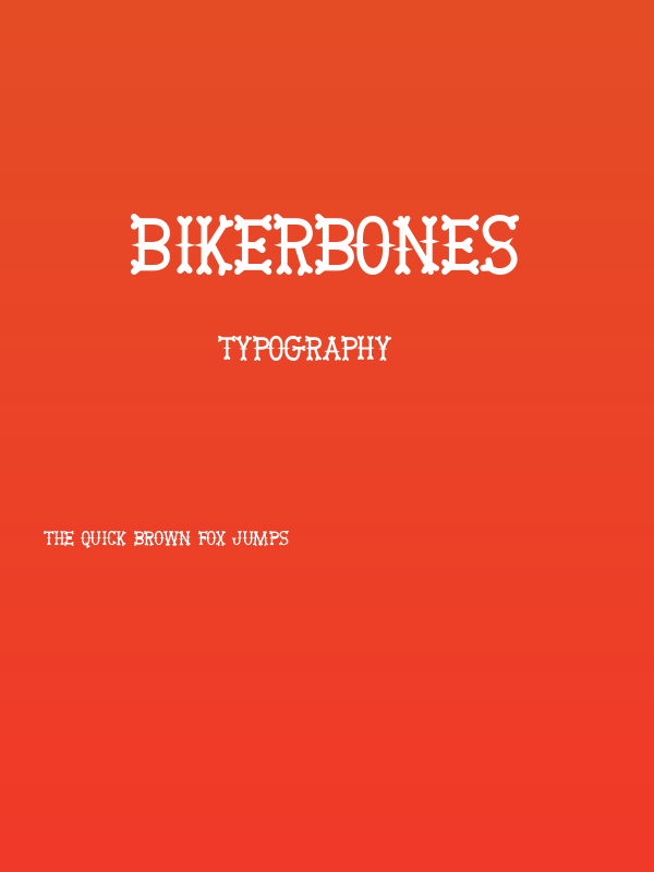 BikerBones Poster