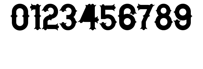 BikerfromHell Font OTHER CHARS