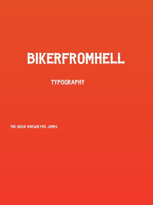 BikerfromHell Poster