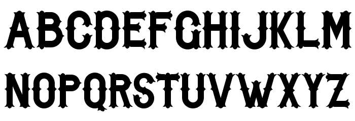 BikerfromHell Font LOWERCASE