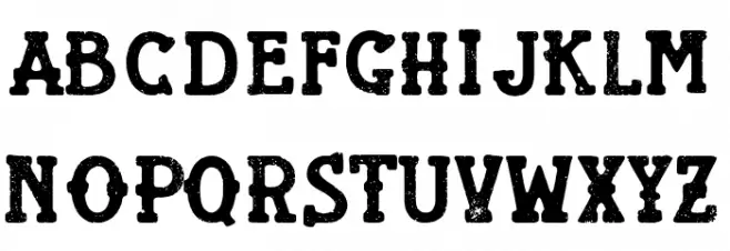 Bikers Church Font LOWERCASE