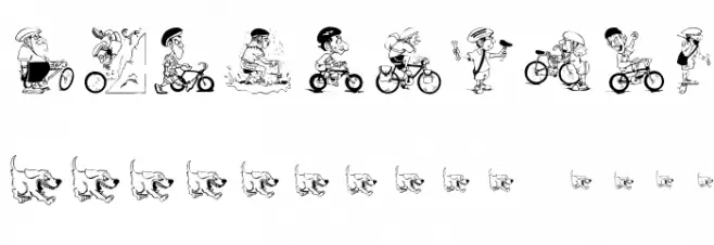 Bikers Font OTHER CHARS