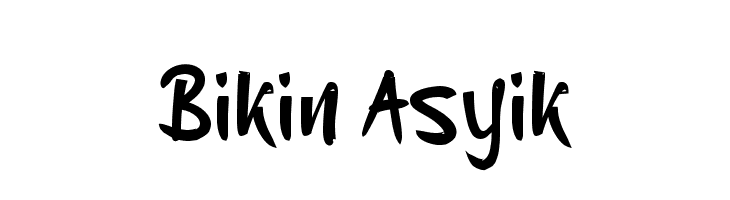 Bikin Asyik  Descarca Fonturi Gratis