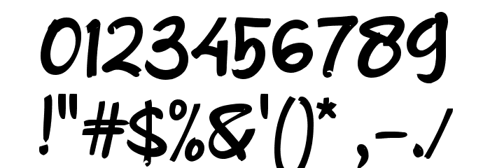 Bikin Asyik Font OTHER CHARS