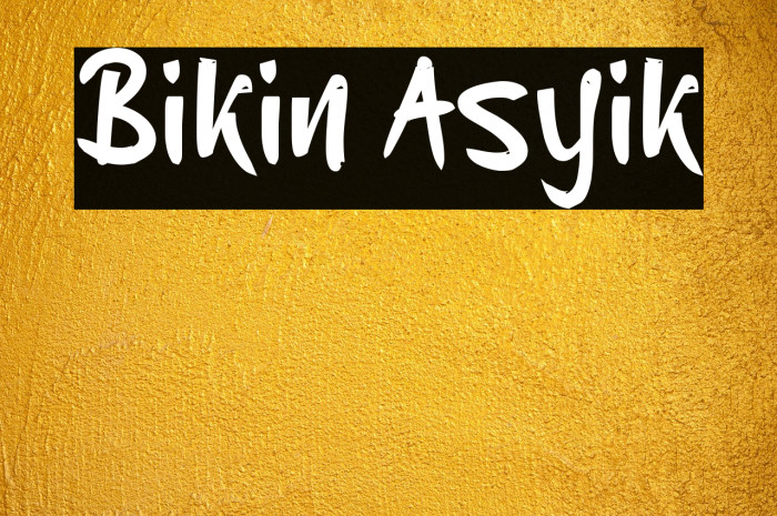 Bikin Asyik Example 2