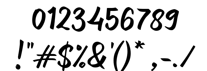 Bikin Coffee Font OTHER CHARS