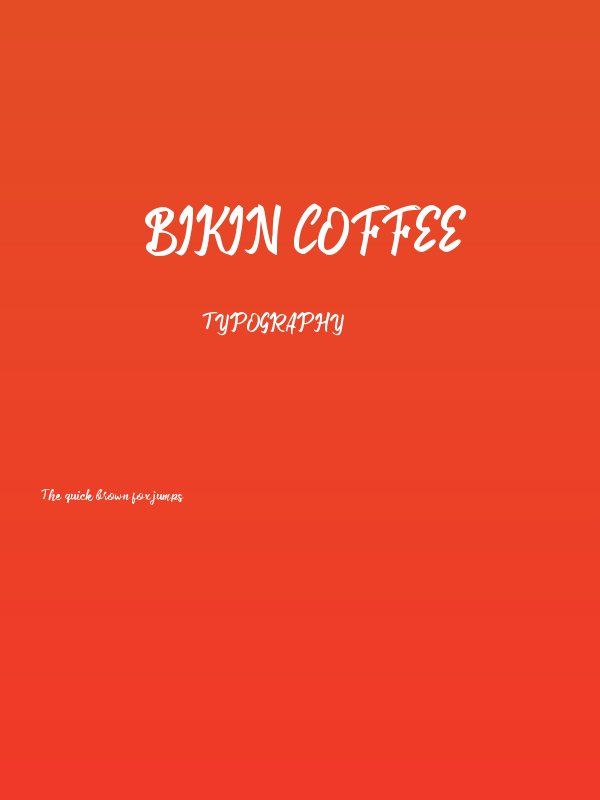 Bikin Coffee Poster