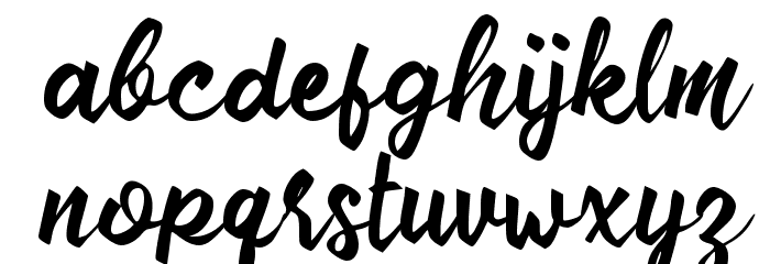 Bikin Coffee Font LOWERCASE