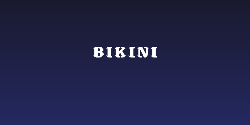 Bikini Social Header