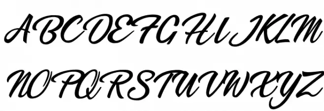 Bikinis Personal Use Шрифта ВЕРХНИЙ