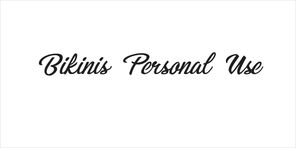 Bikinis Personal Use Logo