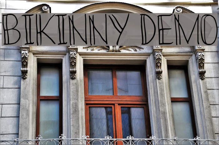 Bikinny Demo Font examples