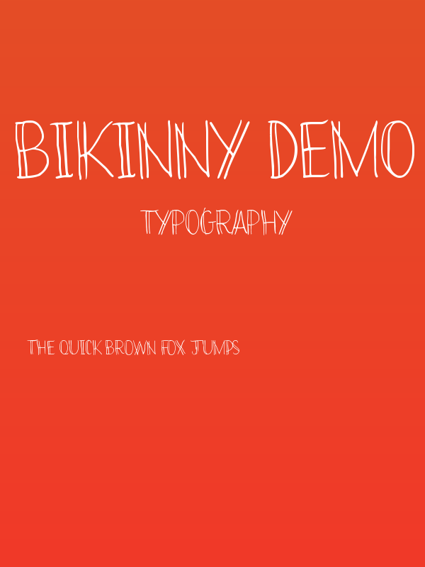 Bikinny Demo Poster