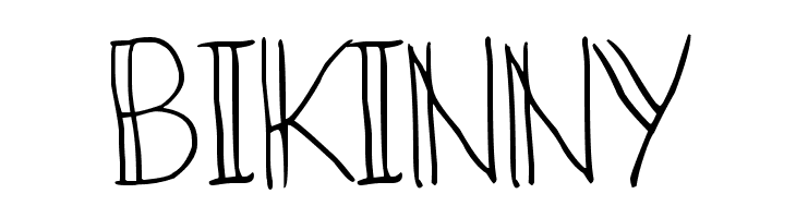 Bikinny  Fuentes Gratis Descargar