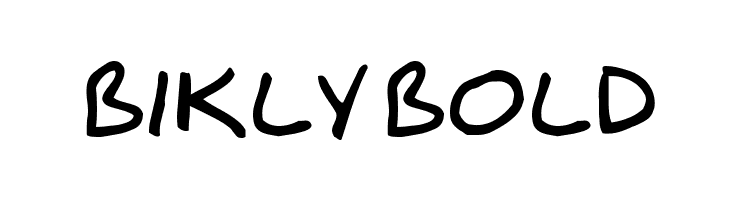 Bikly Bold Fonte