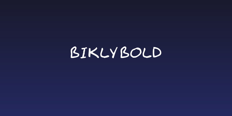Bikly Bold Social Header