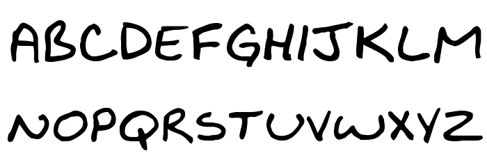 Bikly Bold Font LOWERCASE