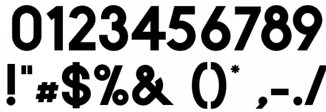 Biko-Bold Font OTHER CHARS