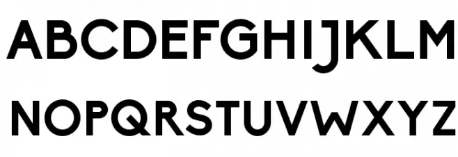 Biko-Bold Schriftart Groß