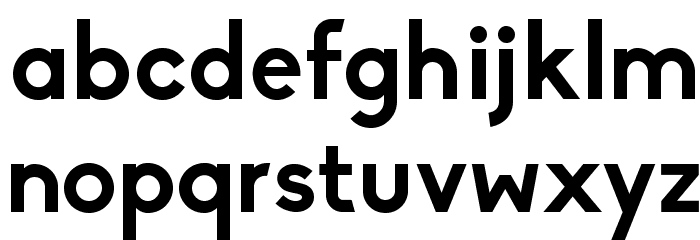 Biko-Bold Font LOWERCASE