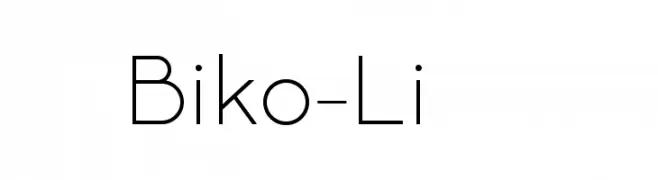 Biko-Light  Frei Schriftart Herunterladen