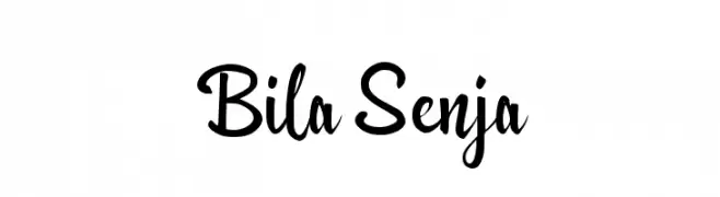 Bila Senja  Frei Schriftart Herunterladen