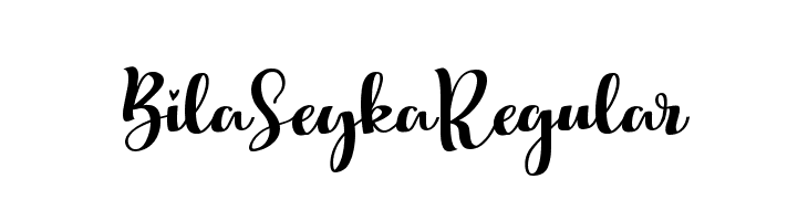 Bila Seyka Regular  नि: शुल्क फ़ॉन्ट्स डाउनलोड