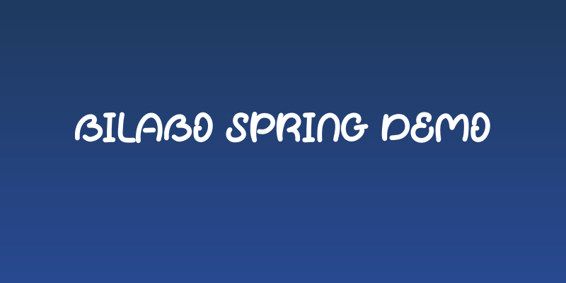 Bilabo Spring Demo Social Header