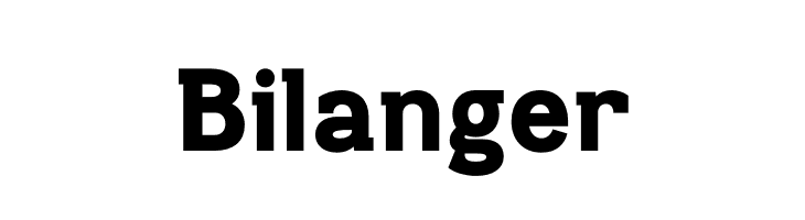 Bilanger  フリーフォントのダウンロード