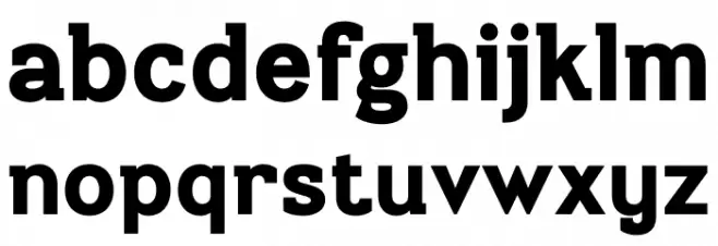 Bilanger Font LOWERCASE