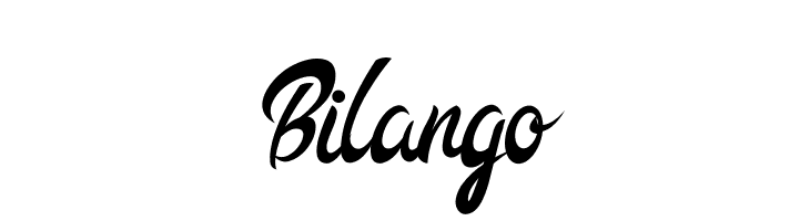 Bilango  フリーフォントのダウンロード
