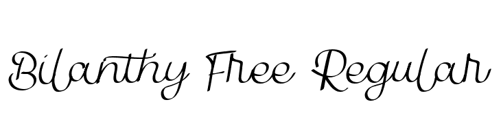 Bilanthy Free Regular  لخطوط تنزيل