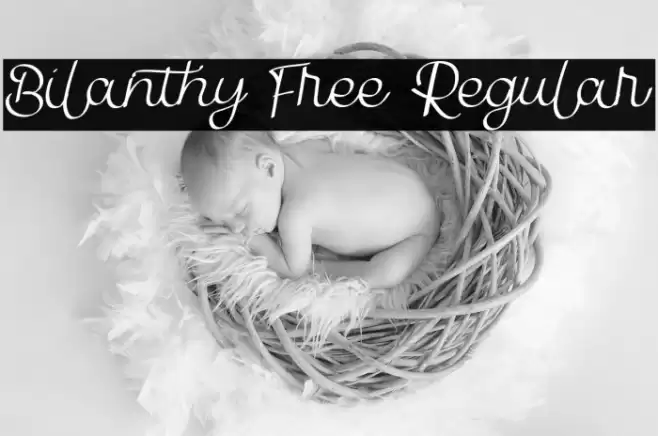 Bilanthy Free Regular Font examples