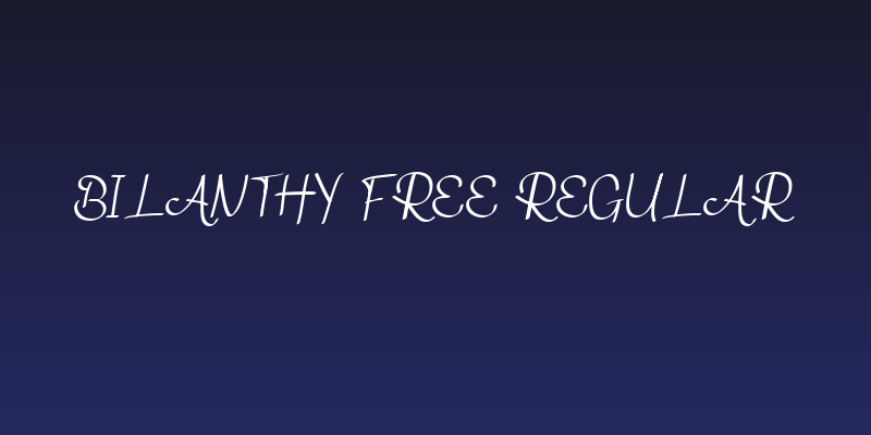 Bilanthy Free Regular Social Header