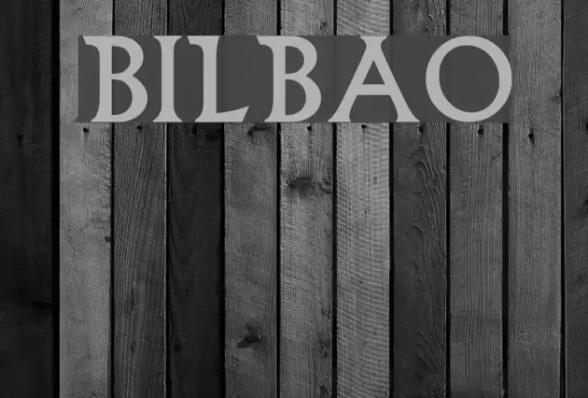 Bilbao Font examples