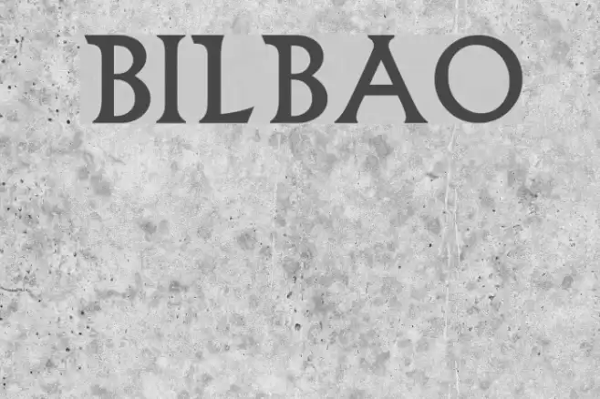 Bilbao Font examples