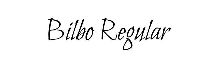 Bilbo Regular Font
