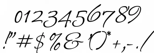 Bilbo Regular Font OTHER CHARS